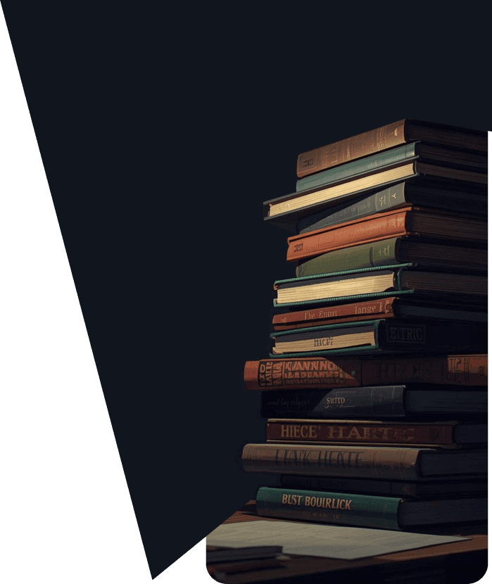 Stack of academic journals